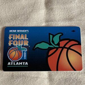 Commemorative Hotel key from the 2003 NCAA Women's Final Four tournament